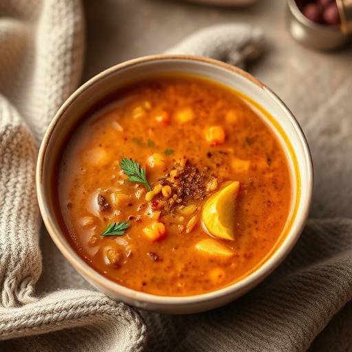 Zuppa di lenticchie, un piatto caldo e confortante, ideale per le serate invernali